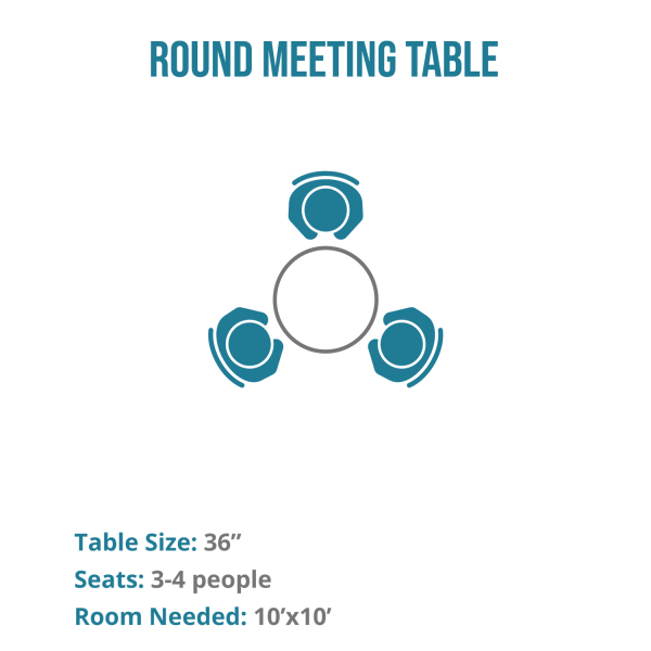 Kai Round Meeting Table, 36" - Image 2