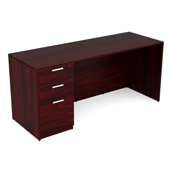Kai Credenza with Box Box File Pedestal, 24" x 66"