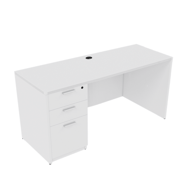 Kai Credenza with Box Box File Pedestal, 24" x 66" - Image 4