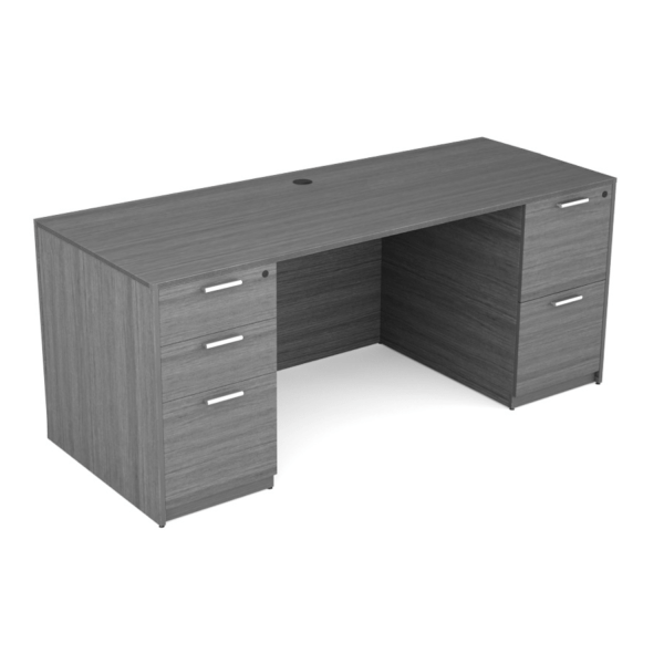 Kai Credenza with Double Full Pedestals, 24" x 66" - Image 5