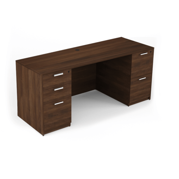 Kai Credenza with Double Full Pedestals, 24" x 66" - Image 3