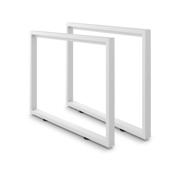 i5 Industries Metal Leg Pair White