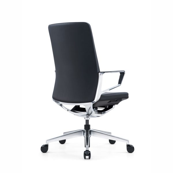 Gravity Conference Chair - Black Leather - Image 2