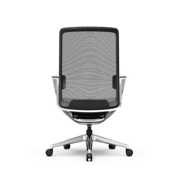 Gravity Conference Chair - Black Mesh Black Seat - Image 4