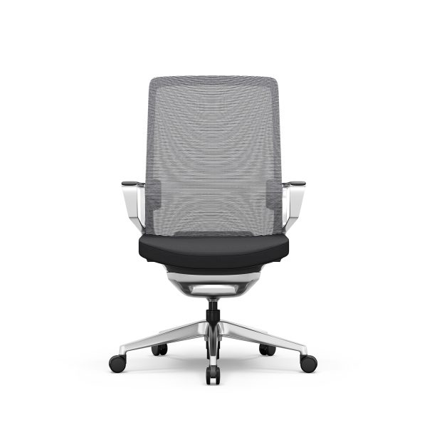 Gravity Conference Chair - Black Mesh Black Seat - Image 5