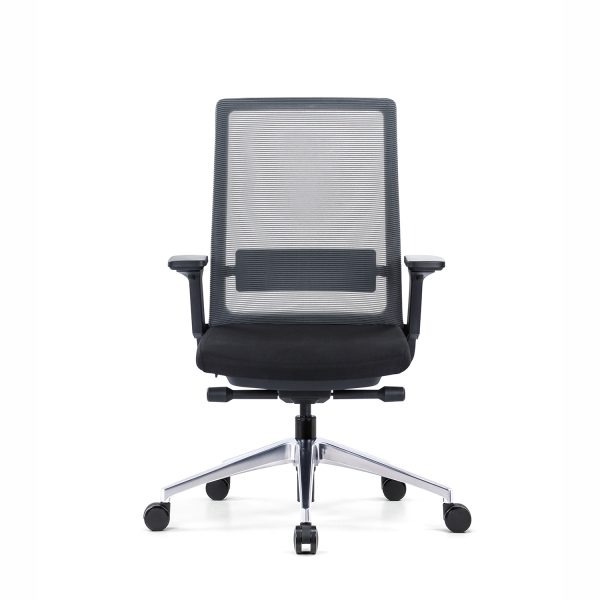 Gravity Task Chair Black Mesh Black Seat Front