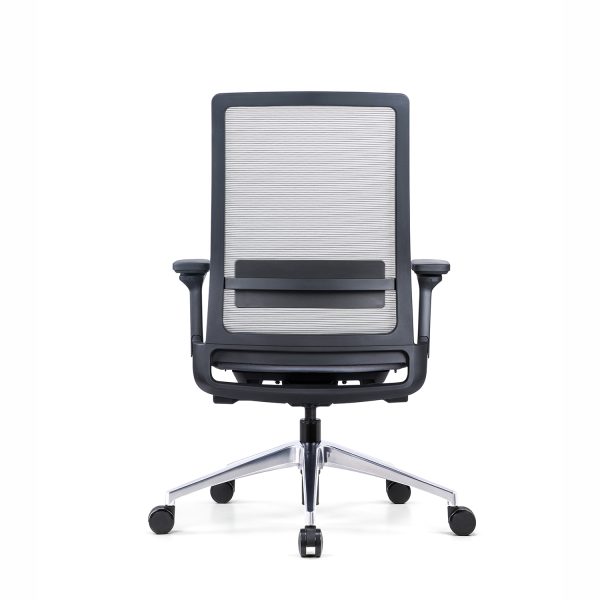 Gravity Task Chair Black Mesh Gray Seat Back