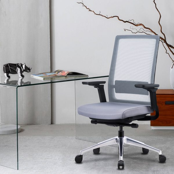 Gravity Task Chair - Gray Mesh Gray Seat - Image 7