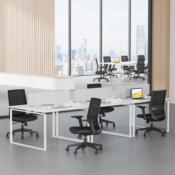 Nova Task Chair Black Mesh Black Seat Office Scene 2
