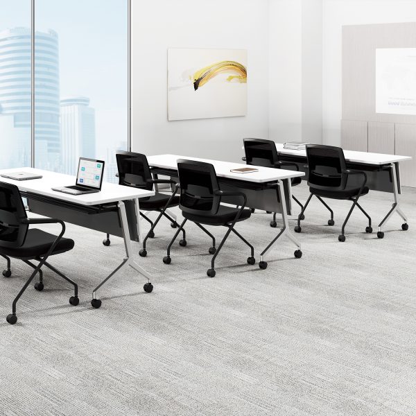 Switch Nesting Chair Black Mesh Black Seat Office Scene 3