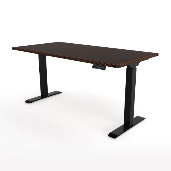 i5 Industries Standing Desk Espresso and Black