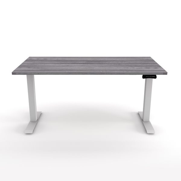 i5 Industries Standing Desk Samoa Gray and White