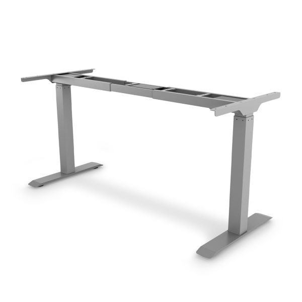 i5 Industries Standing Desk Base Only Silver