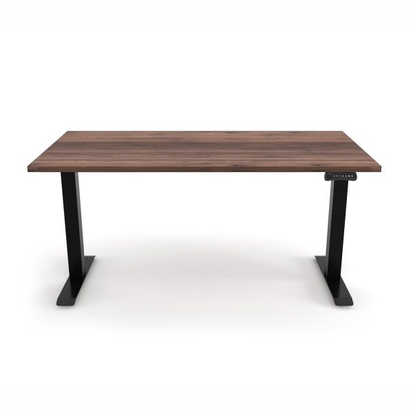 i5 Industries Standing Desk Walnut and Black