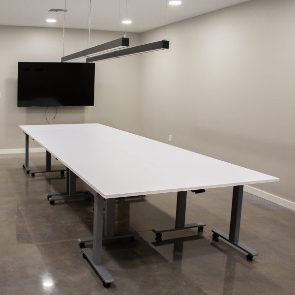 Connect Training Table, 30" x 48" - Fluted Edge Top - Image 8