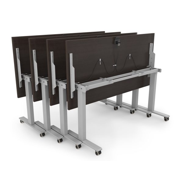 Connect Training Table, 30" x 72" - Fluted Edge Top - Image 2