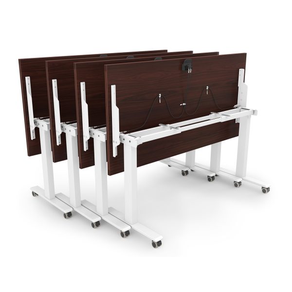 Connect Training Table, 30" x 48" - Fluted Edge Top - Image 2