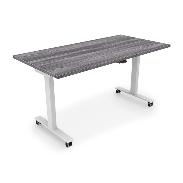 Connect Training Table, 24" x 48" - Fluted Edge Top