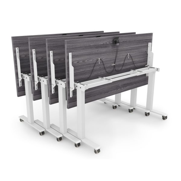 Connect Training Table, 24" x 72" - Fluted Edge Top - Image 2