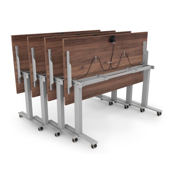 Connect Training Table, 24" x 60" - Fluted Edge Top - Image 2