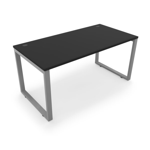 Fusion Metal Leg Desk with Grommets, 36" x 72" - Image 4