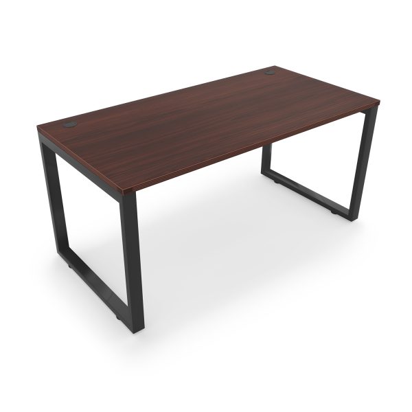 Fusion Metal Leg Desk with Grommets, 36" x 72" - Image 6