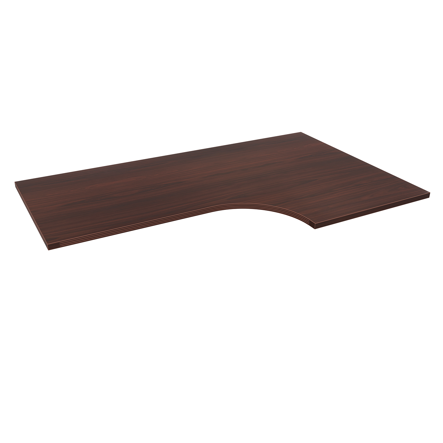 Kai Fluted Extended Corner Worksurface, 24"-36" x 72" - Image 4