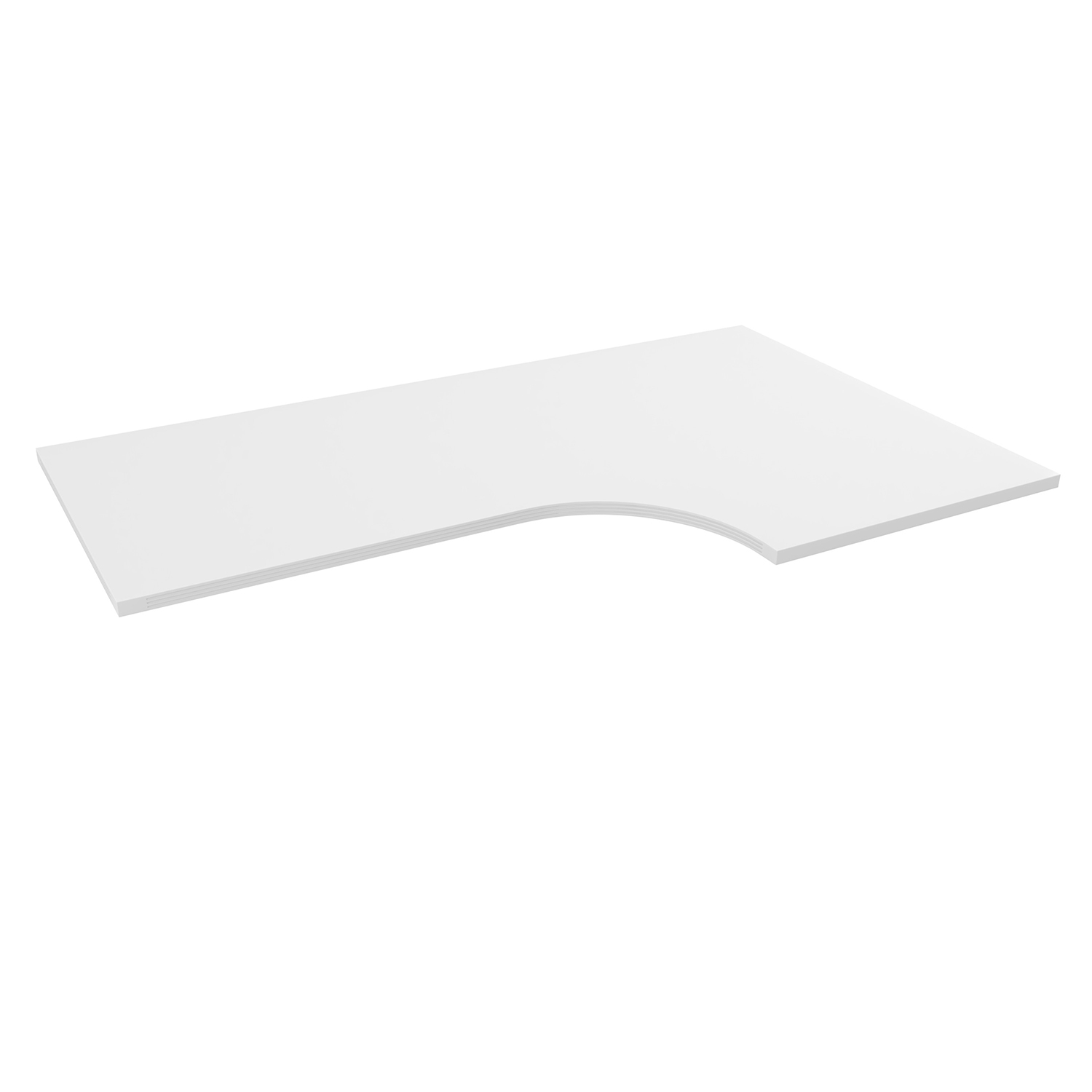 Kai Fluted Extended Corner Worksurface, 24"-36" x 72" - Image 3