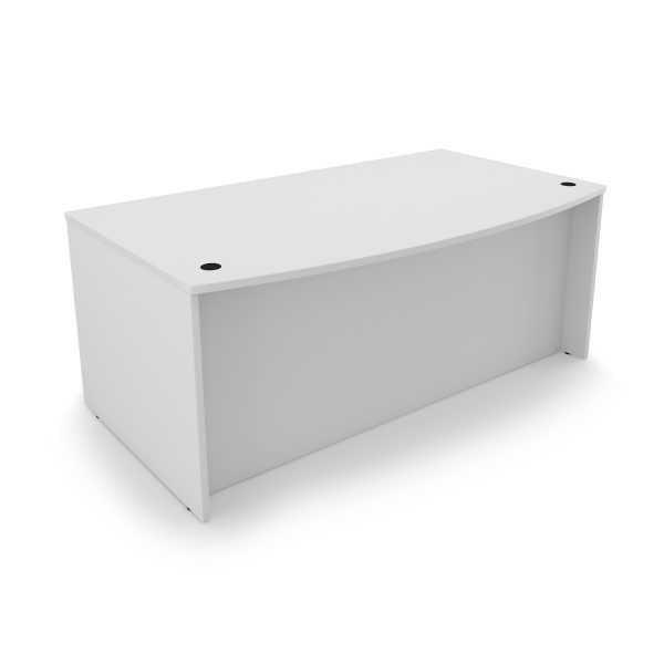 Kai Bow Front Desk Shell, 36" x 71" - Image 4