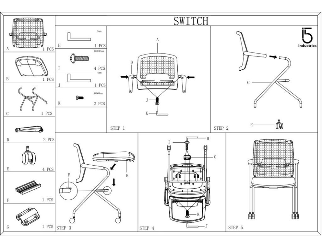 Assembly/instructions Key Switch Assembly Instructions - i5 Industries