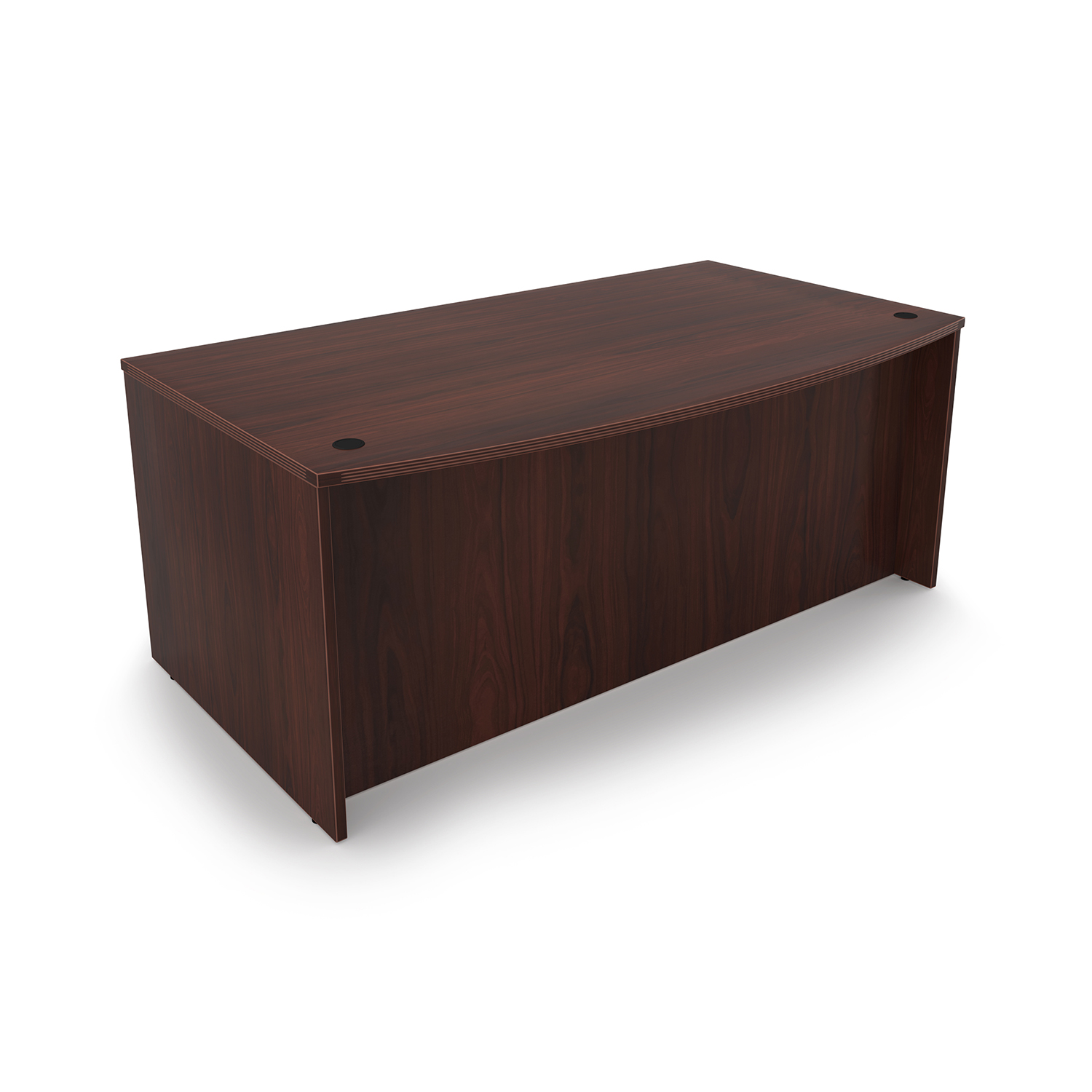 Kai Bow Front Desk Shell, 36" x 71" - Image 6