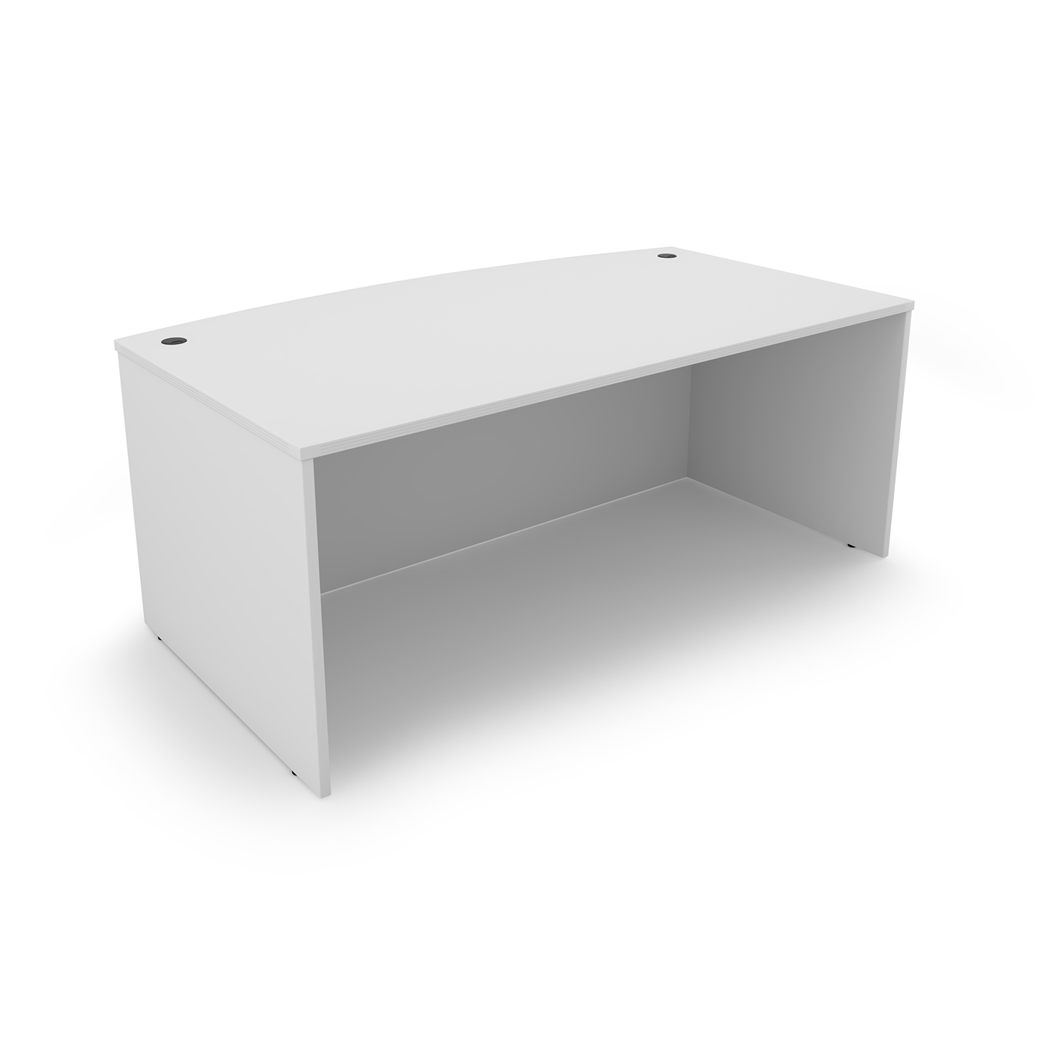 Kai Bow Front Desk Shell, 36" x 71" - Image 7