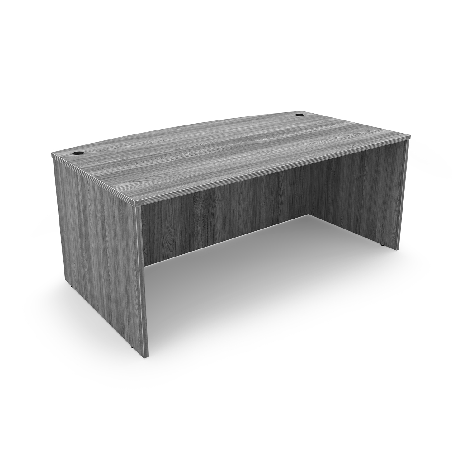 Kai Bow Front Desk Shell, 36" x 71"