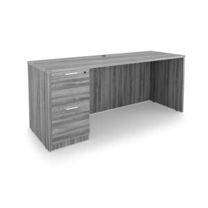 Kai Credenza with File File Pedestal, 24" x 71"