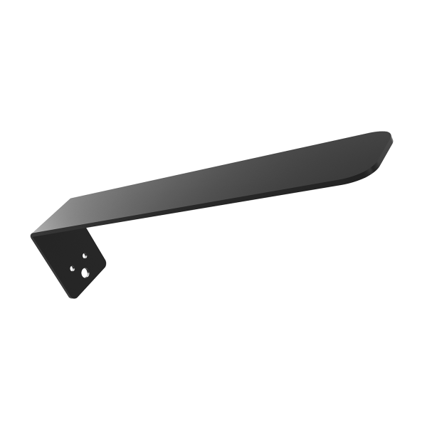 Fixed Bracket for Modesty Panel, Black (Pair)