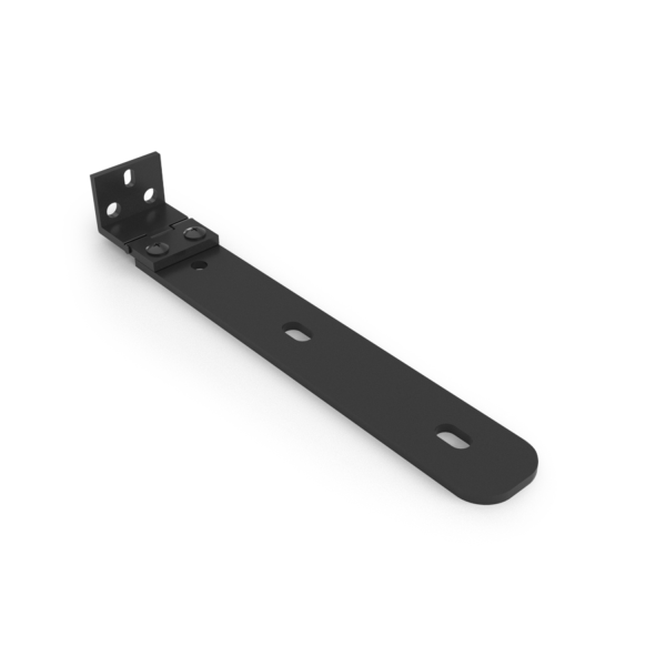 Hinged Brackets for Modesty Panels, Black (Pair)