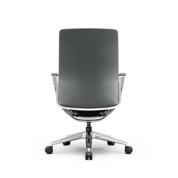 Gravity Conference Chair - Smoke Gray Leather - Image 5