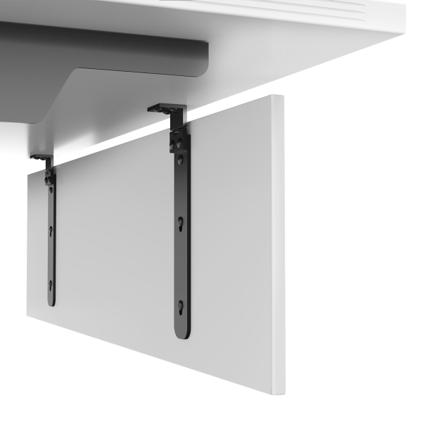 Hinged Brackets for Modesty Panels, Black (Pair) - Image 3