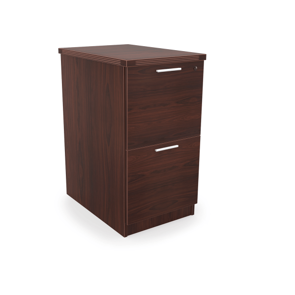 Kai 2 Drawer Pedestal Storage with Top, 22" - Image 4