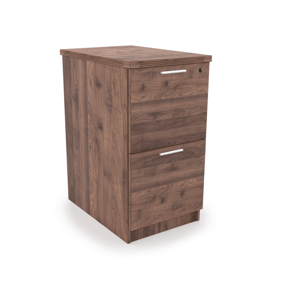 Kai 2 Drawer Pedestal Storage with Top, 22" - Image 3