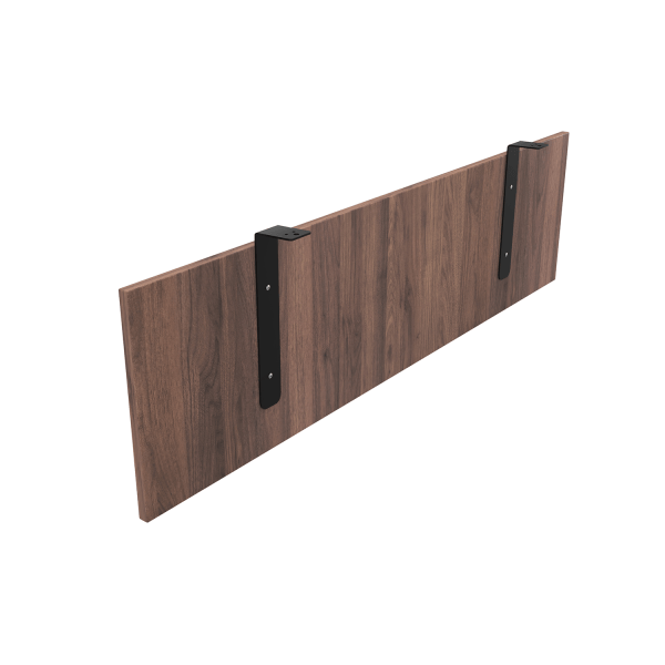 Kai Modesty Panel with Fixed Brackets, 12" x 56" - For 72"W Surface - Image 4