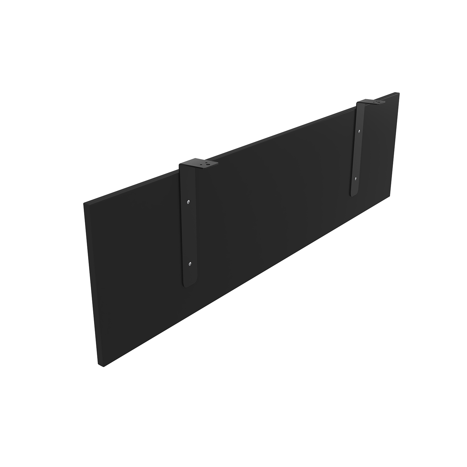 Kai Modesty Panel with Fixed Brackets, 12" x 32" - For 48"W Surface - Image 11