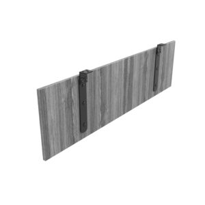 Kai Modesty Panel with Hinged Brackets, 12" x 32" - For 48"W Surface