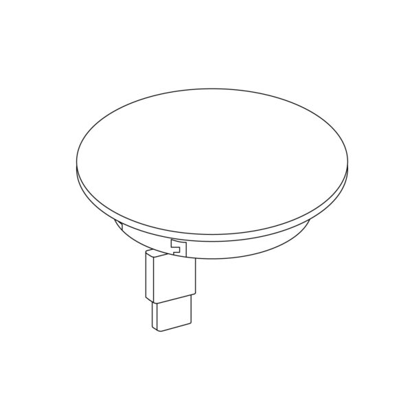 Wireless Charger w/ Standard Plug, 3"