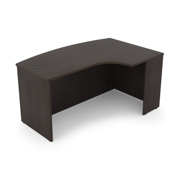 Kai Extended Corner Bow Front Desk Shell, 36" x 71" - Right-Handed - Image 2