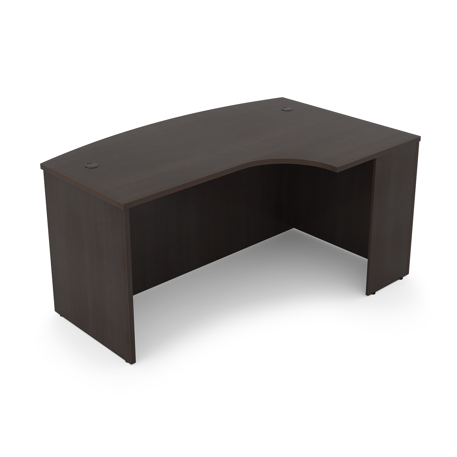 Kai Extended Corner Bow Front Desk Shell, 36" x 71" - Right-Handed - Image 2