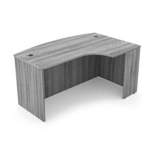 Kai Extended Corner Bow Front Desk Shell, 36" x 71" - Right-Handed