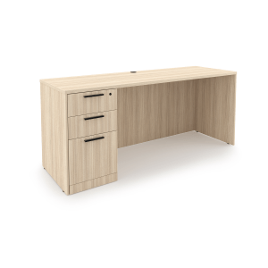 Rayne Credenza with Box/Box/File Pedestal, 24" x 66"