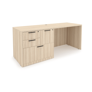 Rayne Credenza with Single Multi-File Lateral File, 24" x 66"