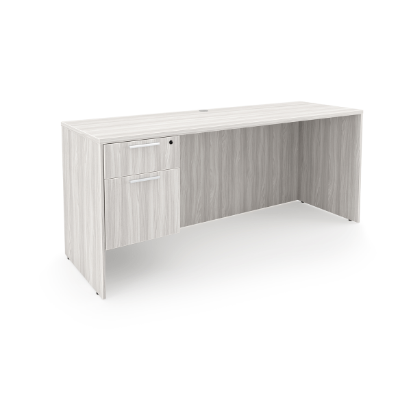 Rayne Credenza with Single Suspended Pedestal, 24" x 66" - Image 3
